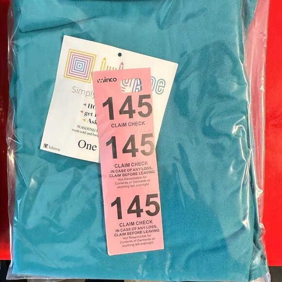 LuLaRoe Leggings Teal Blue Solid Color HTF Unicorn One Size OS Turquoise - Picture 6 of 14